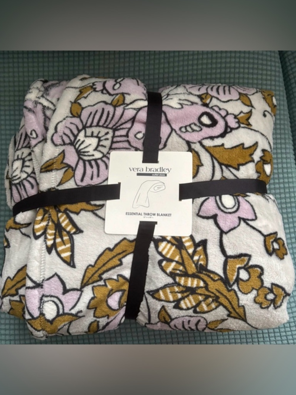 Vera Bradley Essential Throw Blanket in Wild Prairie Pattern